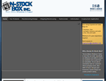 Tablet Screenshot of n-stockbox.com